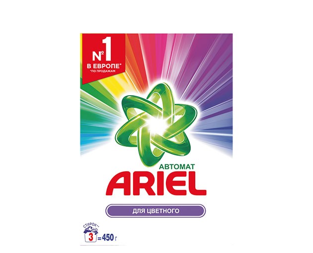 Ariel სარეცხი ფხვნილი ფერადი 450 გრ